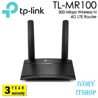 สินค้า TP Link TL-MR100 300 Mbps Wireless N 4G LTE Router MR100/ivoryitshop