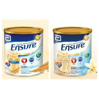 Ensure เอนชัวร์ อาหารเสริมสูตรครบถ้วน กลิ่น ธัญพืช กลิ่น วานิลลา ชนิดผง ขนาด 400 กรัม