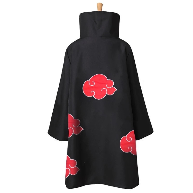 ภาพสินค้าเสื้อคลุม จากอนิเมะเรื่อง Naruto Akatsuki Sasuke Uchiha Itachi สำหรับคอสเพลย์ ไซซ์ S-XXL จากร้าน glowbean.th บน Shopee ภาพที่ 3