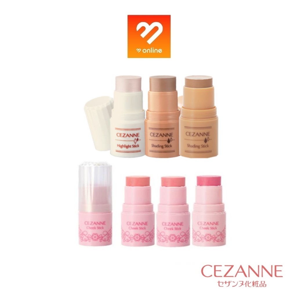 ภาพหน้าปกสินค้าBoombeautyonline  CEZANNE Cheek Stick เซซาน ชีค สติ๊ก บลัชออน