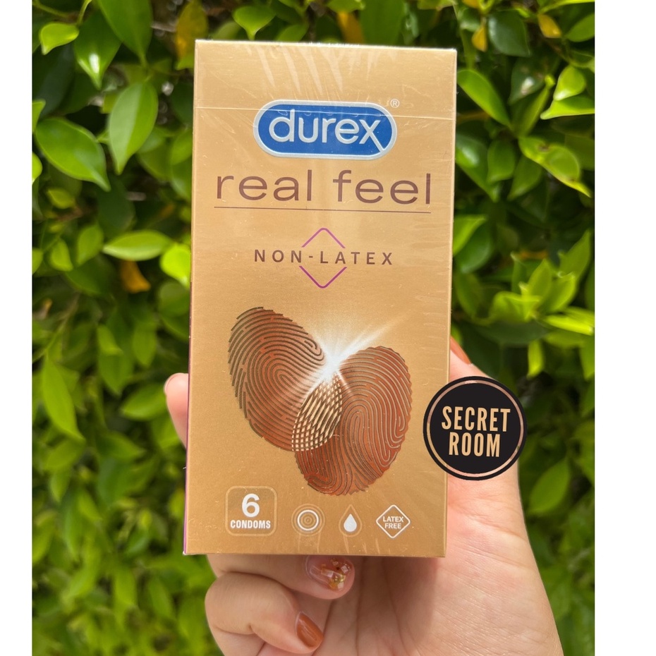 ภาพหน้าปกสินค้าDurex Real Feel Condoms 6 ชิ้น นำเข้าจากต่างประเทศ จากร้าน secret.room บน Shopee