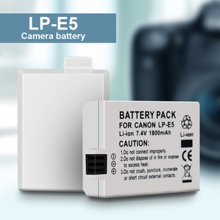 PALO LP-E5 LPE5 LP E5  lp-e5 1800mAh 7.4V Camera Battery Pack For Canon Eos 450D 500D 1000D kiss X3 kiss F Rebel Xsi