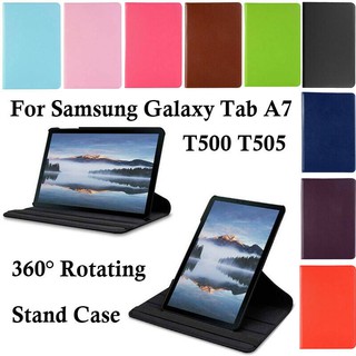 เคสแท็บเล็ตแบบประกบและพลิกตั้งได้สําหรับ Samsung Galaxy Tab A7 10 . 4 นิ้ว 2020 Sm - T500 T505 T507