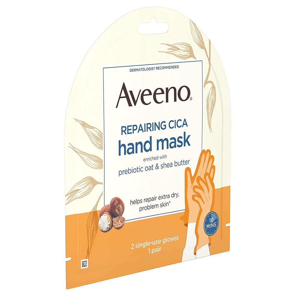 พร้อมส่ง-aveeno-repairing-cica-hand-mask-มาร์คมือชุ่มชื้น-ราคา-140-บาท