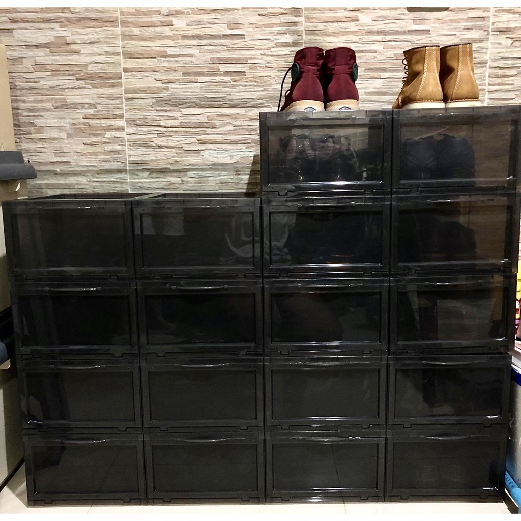 ภาพสินค้าSimplify-กล่องรองเท้า Shoe Box สีดำ (891 บาทได้ 6 กล่อง) จากร้าน simplify_shoebox บน Shopee ภาพที่ 1