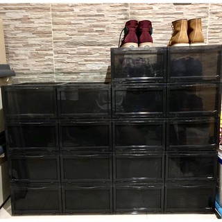 ภาพขนาดย่อของภาพหน้าปกสินค้าSimplify-กล่องรองเท้า Shoe Box สีดำ (891 บาทได้ 6 กล่อง) จากร้าน simplify_shoebox บน Shopee ภาพที่ 1