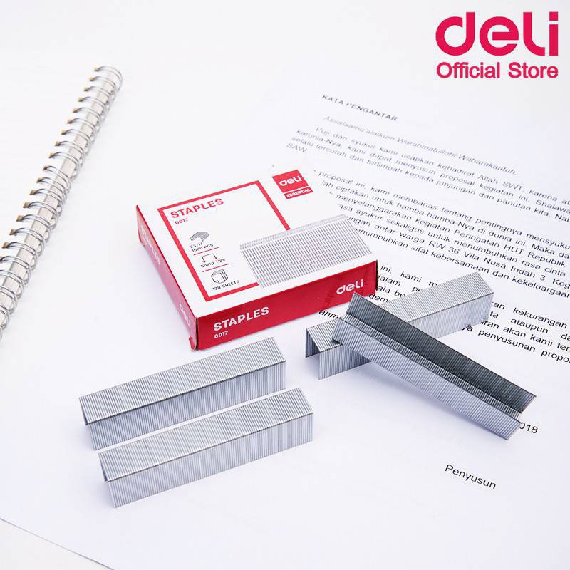 deli-0017-ลวดเย็บกระดาษ-เบอร์-23-17-120-sheets-เย็บได้-1-000-ครั้ง-จำนวน-1-กล่อง-ลวดเย็บ-แม็ค-แม็ก-อุปกรณ์สำนักงาน