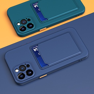 เคสโทรศัพท์ซิลิโคน กันกระแทก ป้องกันกล้อง พร้อมช่องใส่บัตร สําหรับ Xiaomi POCO M4 M3 M2 Pro 5G POCO M3 M2 4G