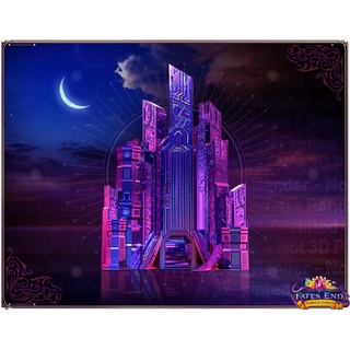 [Plastic] Fates End Dice Tower for Board Game/ Tabletop Games: Cybercity Tower - หอคอยถอยเต๋า