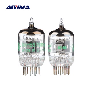 Aiyima Ge5670W Ge5670 หลอดวาล์วเครื่องดูดฝุ่นอิเล็กทรอนิกส์สําหรับ 6N3/6H3N/396A/2C51/5670 Pairing Amplifier 2 ชิ้น