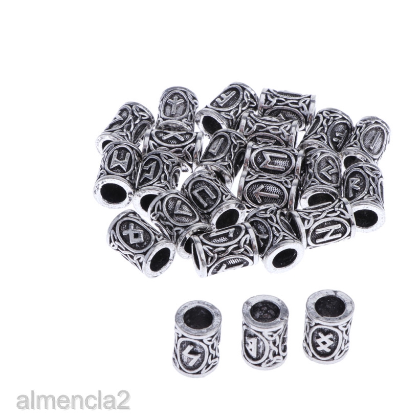 almencla2-24pcs-viking-rune-pendant-charm-bead-nordic-bracelet-pendant-necklace-beard