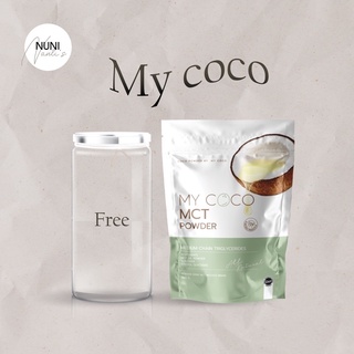 ภาพหน้าปกสินค้า(พร้อมส่ง ส่งฟรีแถมกระปุก) My coco mct ผงมะพร้าวคุมหิว mct oil97% & Pure Virgin น้ำมันมะพร้าวสะกัดเย็น ที่เกี่ยวข้อง