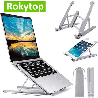 Portable Laptop Stand Auminium Alloy Foldable Notebook Stand for Laptop Holder Adjustable Tablet Base Macbook Pro Notebo