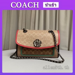 กระเป๋า Coach แท้ F89111 F89112 กระเป๋าผู้หญิง / forever Young / กระเป๋าสะพายข้างสายโซ่ / crossbody bag