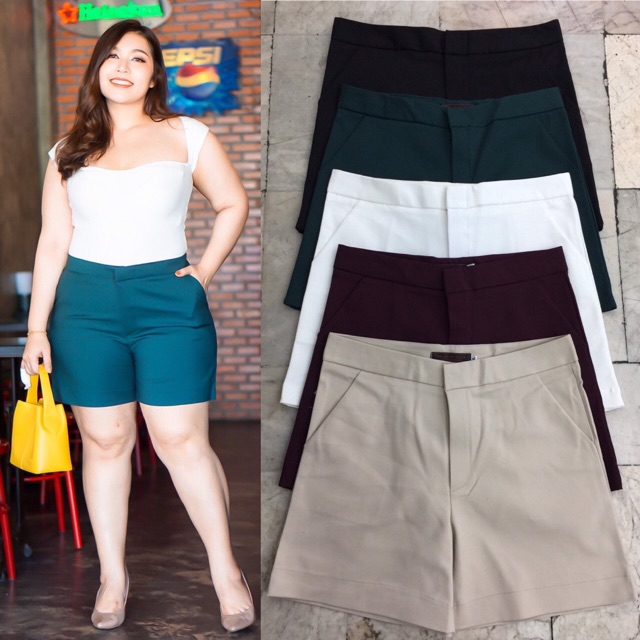 bigsize-ขาสั้น-ขาสามส่วน-ชิปหน้า-ชิปข้าง-ใส่สบาย-กางเกงคนอ้วน-plussize