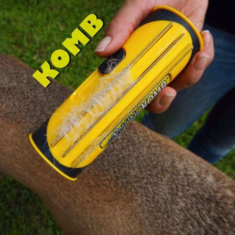 king-komb-เครื่องกำจัดขน-กำจัดขน-ส่วนเกินสัตว์เลี้ยง-ด้วยใบมีดสเตนเลสสตีลที่ไม่ต้องตัด-3-ใบ-t0474