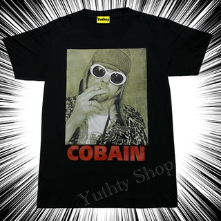 เสื้อยืดพิมพ์ลายแฟชั่น เสื้อวง NIRVANA COBANI วินเทจ เสื้อทัวร์T-shirtเสื้อยืดคอกลมแขนสั้นผ้า ไม่มีตะเ ราคาส่งจากโรงงาน