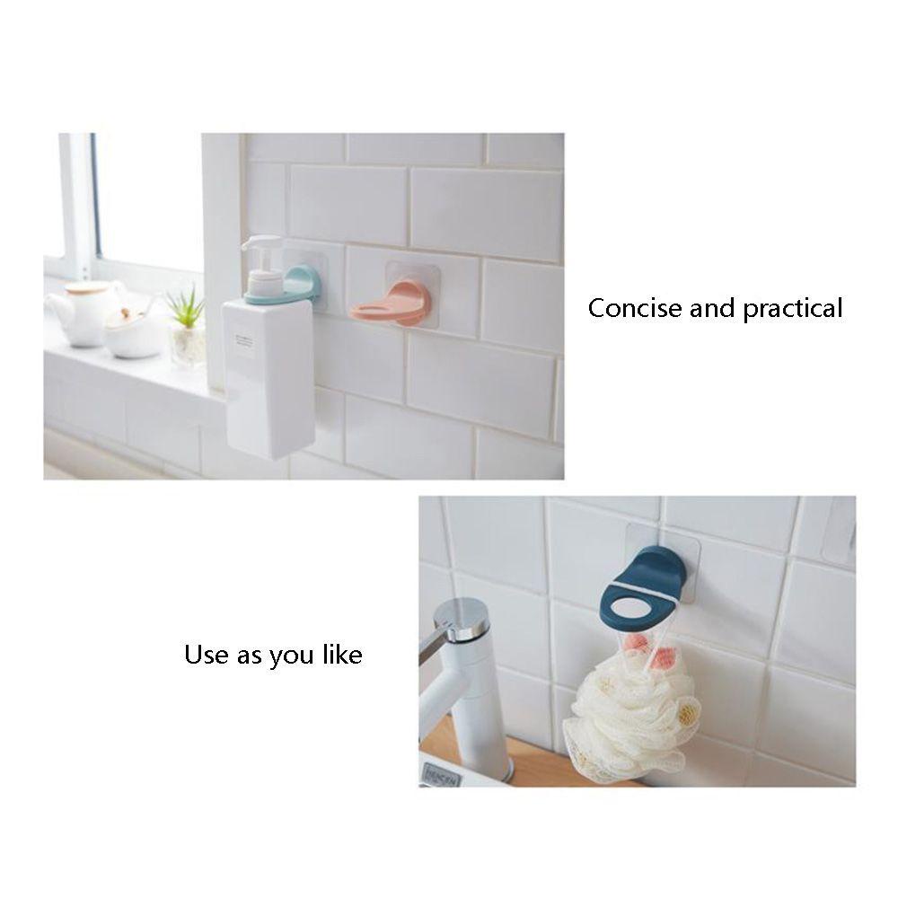 daphne-punch-free-shower-gel-clip-bathroom-accessories-shower-gel-holder-shower-gel-hanger-wall-sticker-bathroom-organizer-wall-hook-holder-rack-liquid-soap-holder-shampoo-shelf-multicolor