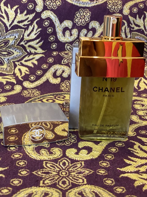 vtg-chanel-no-19-eau-de-parfum-refillable-spray-atomizer-case-50ml-without-box-vintage-and-extremely-rare