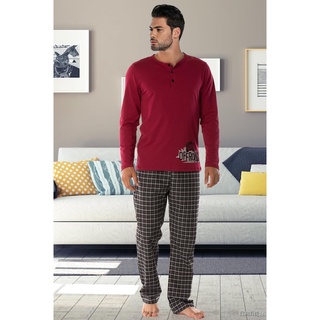 Men 'S Pajama Set Soft Comfortable Spring Autumn Winter Long Sleeve ...