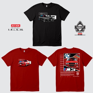 เสื้อยืด พิมพ์ลายรถยนต์ Bmw E30 Karimake