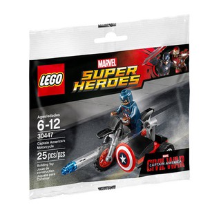 30447 : LEGO Marvel  Captain Americas Motorcycle Polybag