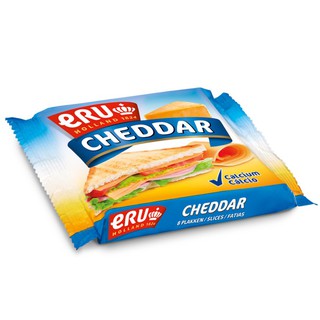 ภาพขนาดย่อของภาพหน้าปกสินค้าERU Cheddar Cheese Slices 150g. อีอาร์ยู เชดด้าสไลส์แท้ๆนำเข้าจากเนเธอร์แลนด์ มีให้เลือก 2 รสชาติ จากร้าน ewta.online บน Shopee