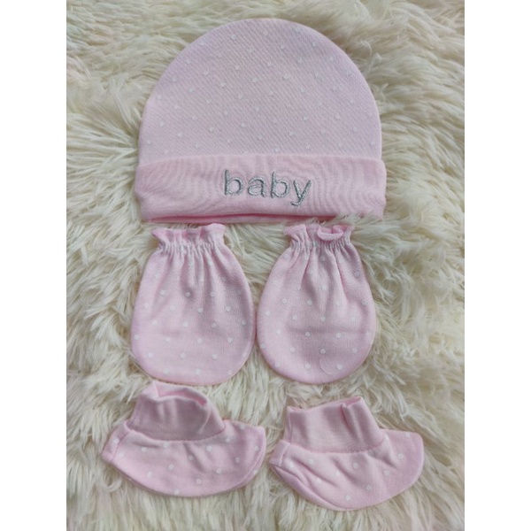 am-baby-set-pastel-เซตถุงมือถุงเท้าเด็กอ่อน