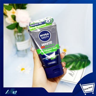 ภาพขนาดย่อของภาพหน้าปกสินค้าNIVEA MEN WHITE 8H OIL CLEAR 100 g. นีเวียเมน ไวท์ ออยล์เคลียร์มัด โฟม ขนาด 100 กรัม จากร้าน priaocos บน Shopee ภาพที่ 3