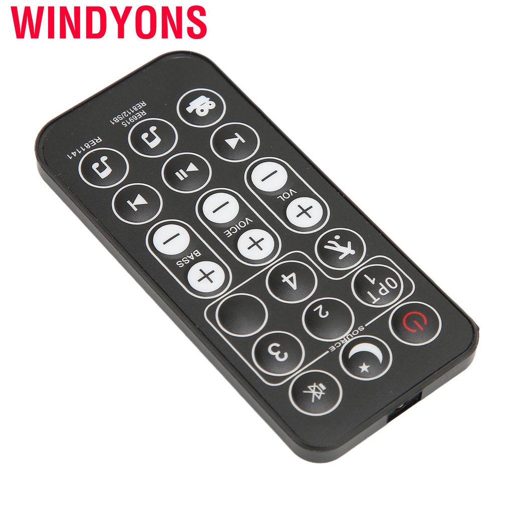 Windyons RE6915 เปลี่ยนรีโมทคอนโทรลสำหรับ Polk Soundbar ระบบ 1 RE8114 ...