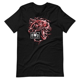 เสื้อยืดวินเทจ เสื้อแฟชั่นผญ sexy เสื้อยืด DIY WWE 2022 ใหม่ nWo "Wolfpac Attack" ~uL เสื้อคู่ Tee