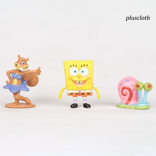 ภาพขนาดย่อของภาพหน้าปกสินค้าHan_ ฟิกเกอร์การ์ตูน Spongebob 6 ชิ้น / ชุด จากร้าน pluscloth.th บน Shopee ภาพที่ 8