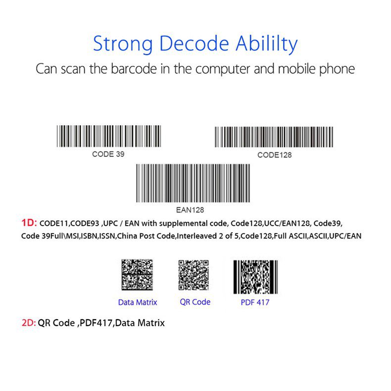 CHITENG CT3201 Nteumm M60 / M80 (1D & 2D ) & ( QR Code) Scanner USB