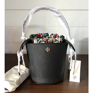 ของแท้💯Tory Burch Emerson Mini Bucket Bag Black
