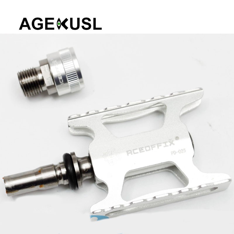 aceoffix-บันไดจักรยาน-ปลดเร็ว-ซ้าย-สําหรับจักรยาน-cnc-ti-axles-3-bearing-pd25