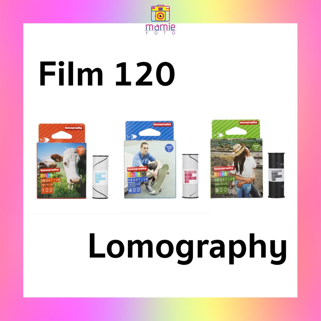 ภาพหน้าปกสินค้าฟิลม์สี 120 Negative Film lomography (ราคาขายต่อม้วน) พร้อมส่ง ไม่ต้องรอพรีออเดอร์ จากร้าน mintlomo บน Shopee