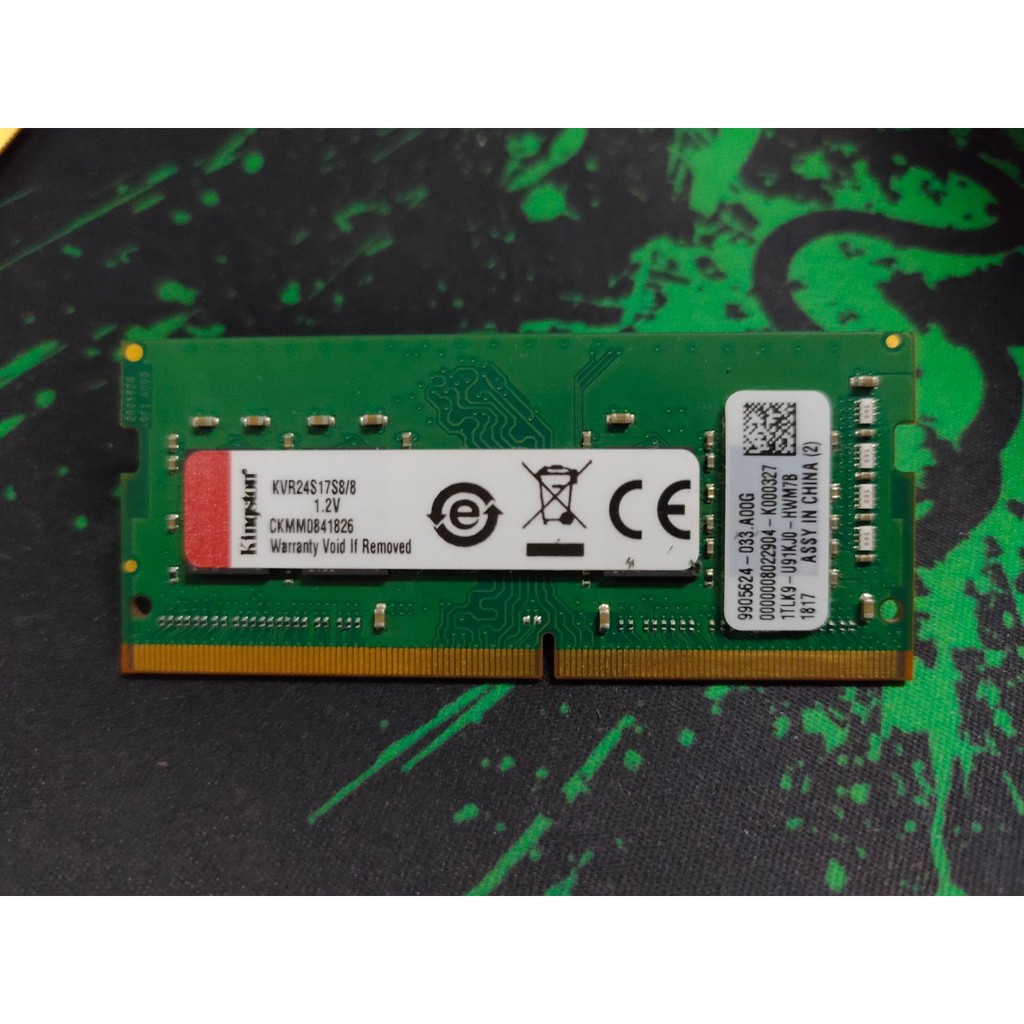 ram-notebook-kingston-value-8gb-8gbx1-ddr4-2400-kvr24s17s8-8-มือสอง