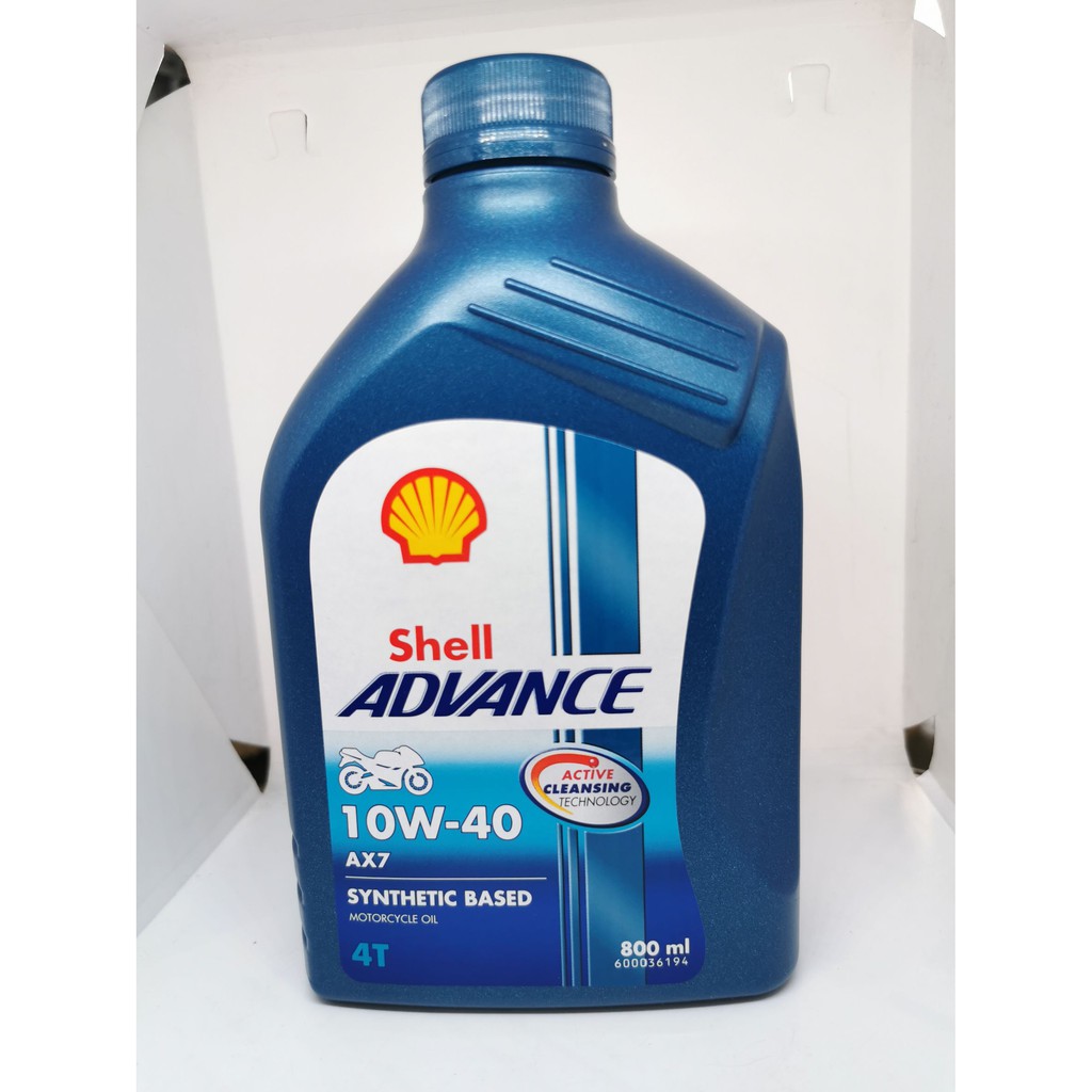 รูปภาพสินค้าแรกของShell น้ำมันเครื่อง เชลล์ กึ่งสังเคราะห์ AX7 ขนาด 800 ML