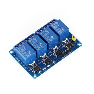 โมดูลรีเลย์ 4 Channel 5v Relay พร้อม Optocoupler . Relay Output 4 Way สําหรับ Arduino