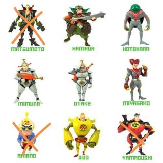 (แท้/มือหนึ่งงานวินเทจ) Sega Lincoln Action Figure Assortment  (PVC Figure)