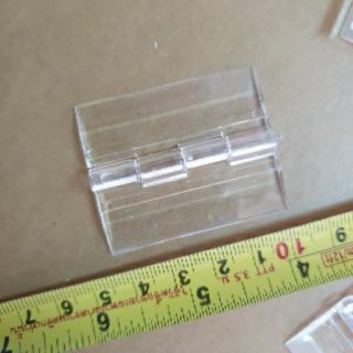 บานพับอะคริลิค บานพับพลาสติกใส พับได้ ขนาด 40×45 มิล