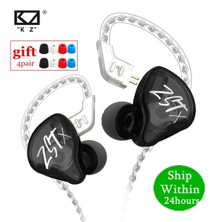 ภาพหน้าปกสินค้าKZ ZST X 1BA 1DD Hybrid HIFI In Ear Earphones Bass Earbud Sport Noise Cancelling Headset KZ ZSTX ZSN X ZSX ZS10 ES4 V80 C12 ที่เกี่ยวข้อง