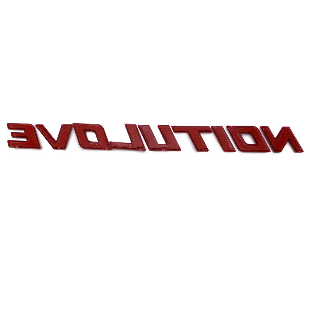 โลโก้-evolution-สูง2-5เซน-สีแดง-toyota-ford-mitsubishi-mazda-nissan-isuzu-hilux-ranger-l200-frontier-d-max