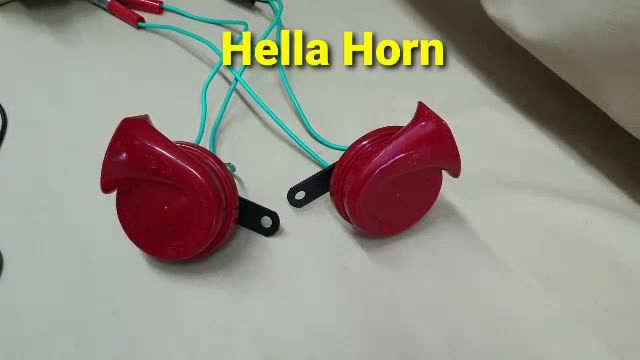 แตรหอยโข่ง-แตรเสียงดัง-hella-หอยโข่งสีแดง-สำหรับรถยนต์-12v