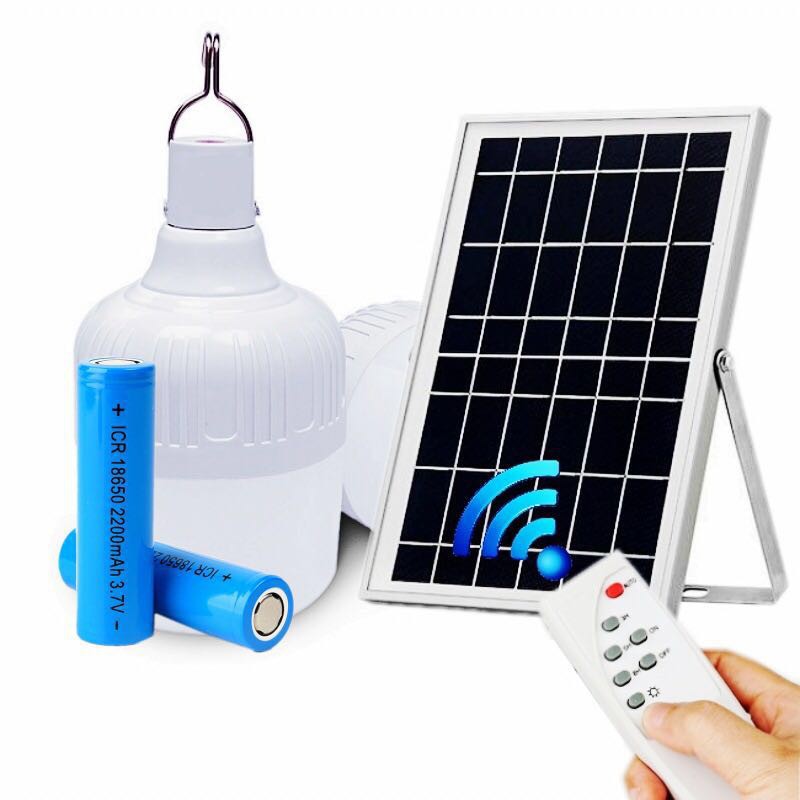 ไฟ-solar-cell-แผงโซล่าเซลล์และหลอดไฟ-led-ขนาด-50w-หลอดไฟมีแบตเตอรี่ในตัว-แยกใช้เฉพาะหลอดใช้ได้