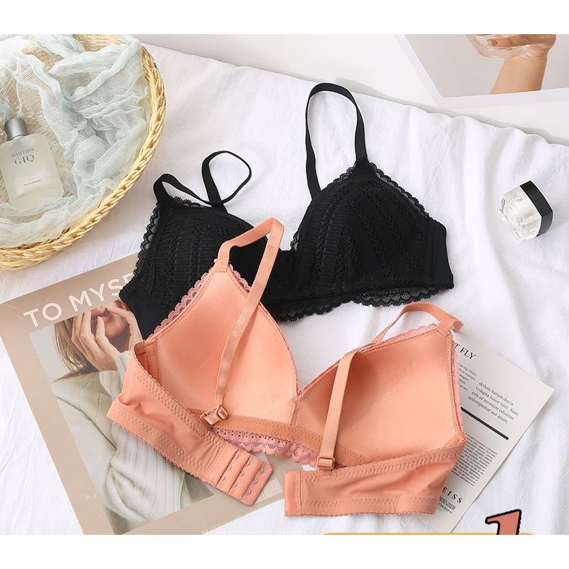 chs34-บราไร้โครง-งานถักชายลูกไม้-soft-bra