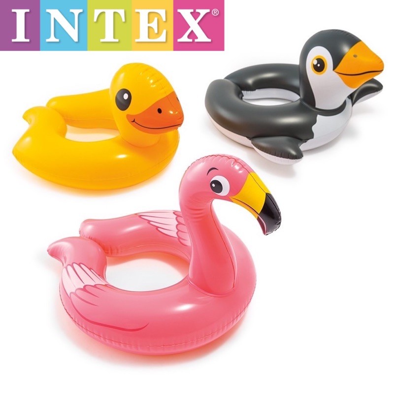 intex-ห่วงยาง-เป็ดเหลือง-นกฟลามิงโก้-นกเพนกวิน