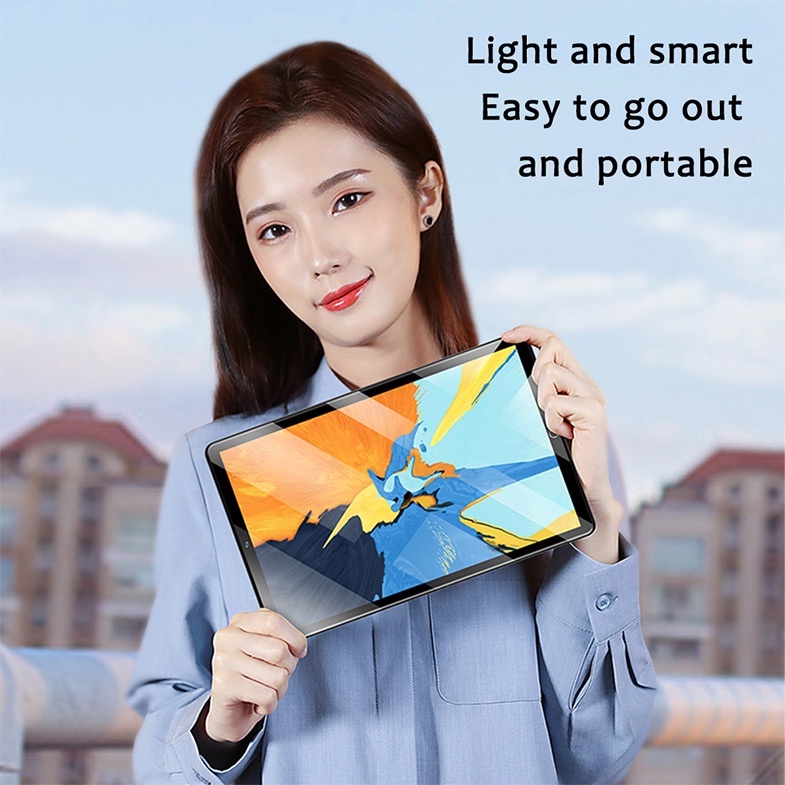 ภาพสินค้า2022 แท็บเล็ต Realme แกะ16GB รอม512GB แท็บเล็ตราคาถูก รองรับ2ซิม 5G Tablet WiFi สำหรับห้องเรียนออนไลน์เรียนรู้ จากร้าน 0i6iu9po5e บน Shopee ภาพที่ 5
