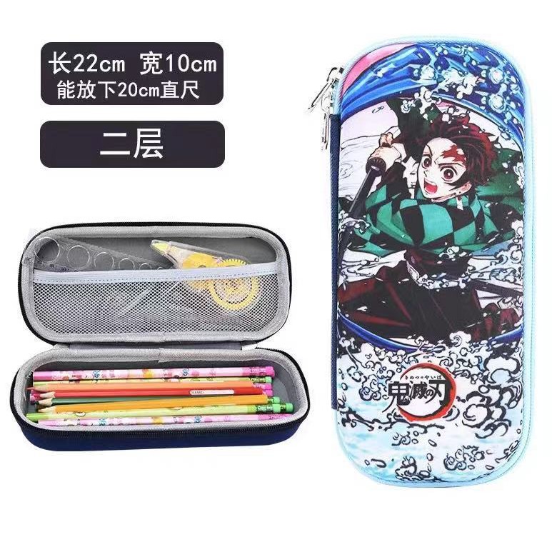 กล่องดินสอลายการ์ตูน-กระเป๋าดินสอ-เครื่องเขียน-ดาบพิฆาตอสูร-demon-slayer-kimetsu-no-yaiba-pencil-case