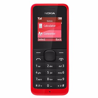 โทรศัพท์มือถือโนเกีย ปุ่มกด  NOKIA 105 (สีแดง) 3G/4G รุ่นใหม่  2020